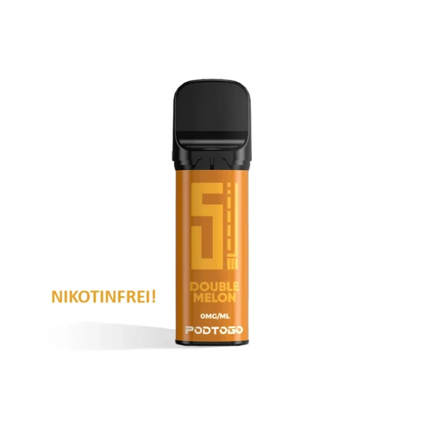 5EL PodToGo Pods White Edition | Prefilled u. Wiederbefüllbar | 2ml 0 mg/ml Double Melon