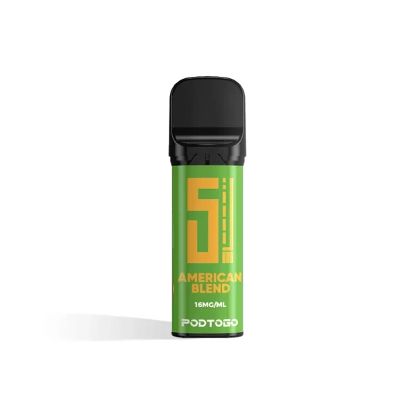 5EL PodToGo Pods White Edition | Prefilled u. Wiederbefüllbar | 2ml 16 mg/ml American Blend
