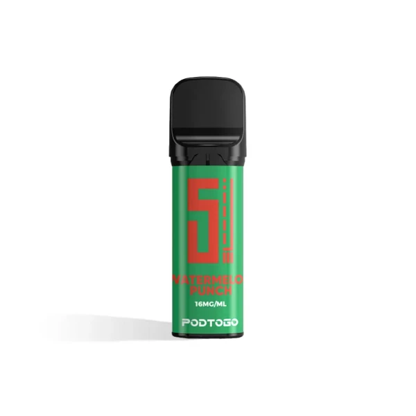 5EL PodToGo Pods White Edition | Prefilled u. Wiederbefüllbar | 2ml 16 mg/ml Watermelon Punch