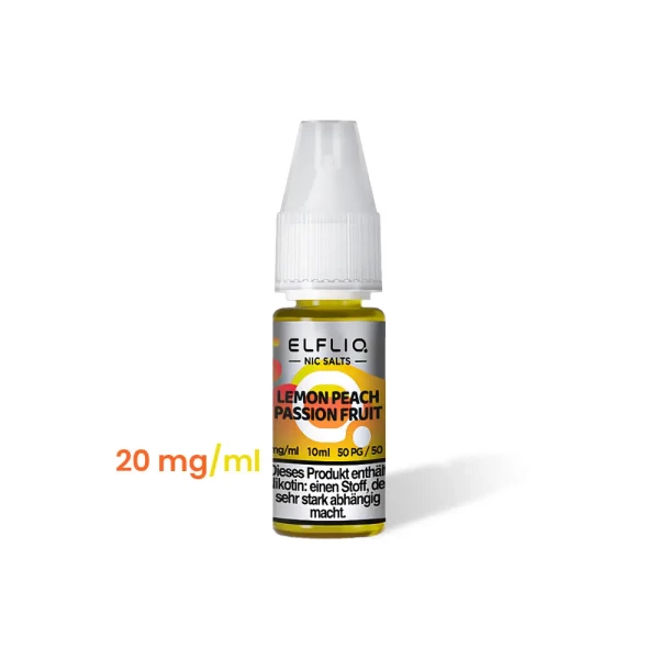 Elfliq Nikotinsalzliquids 20 mg/ml Lemon Peach-Passionfruit