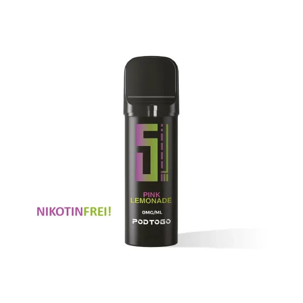 5EL PodToGo Pods Black Edition | Prefilled u. Wiederbefüllbar | 2ml 0 mg/ml Pink