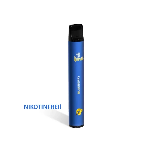 VQUBE 18Karat - Einweg E-Zigaretten Nikotinfrei Blueberry