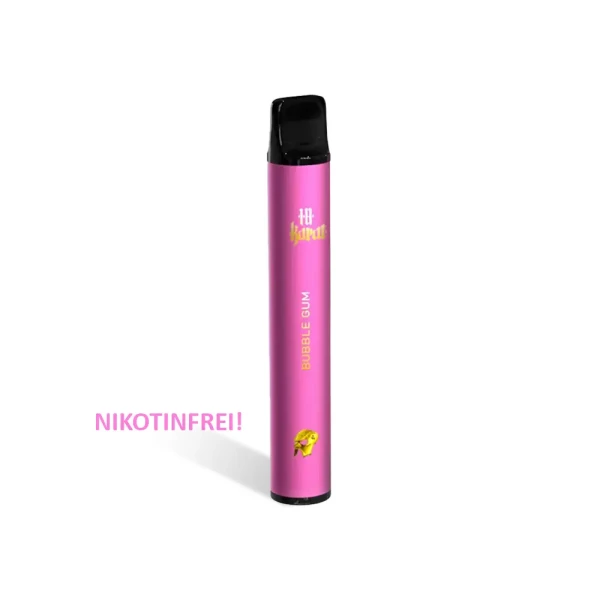 VQUBE 18Karat - Einweg E-Zigaretten Nikotinfrei Bubble Gum