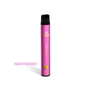 VQUBE 18Karat - Einweg E-Zigaretten Nikotinfrei Bubble Gum